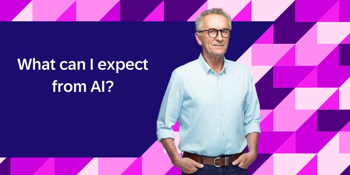 man looking sceptical