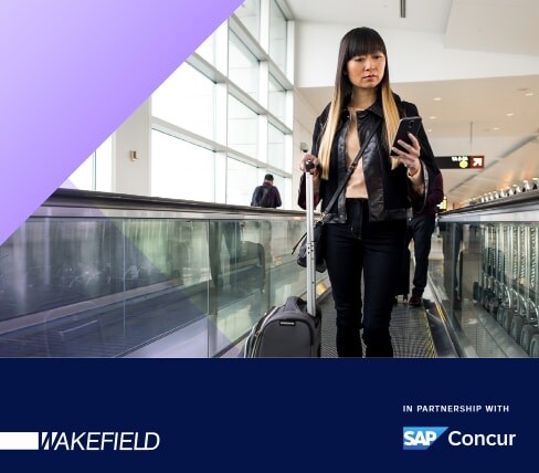 female walking on travelator