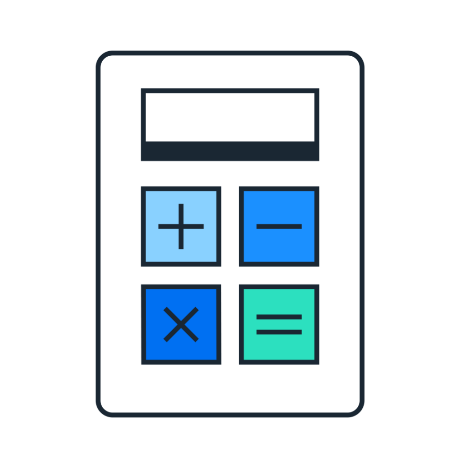 Calculator pictogram