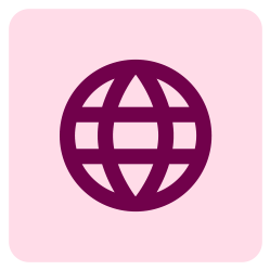 Globe pictogram